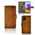 Samsung Galaxy A22 4G | M22 Book Style Case Donker Hout