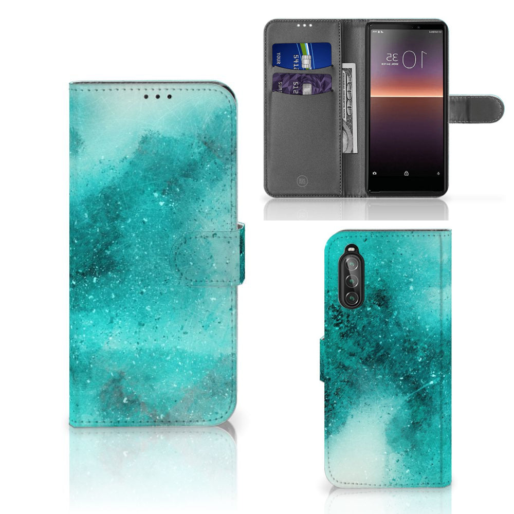 Hoesje Sony Xperia 10 II Painting Blue