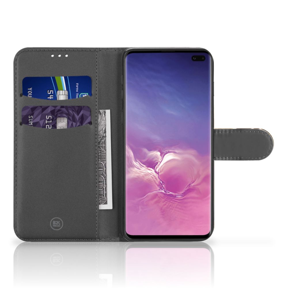 Samsung Galaxy S10 Plus Telefoonhoesje met Pasjes Design Cowboy