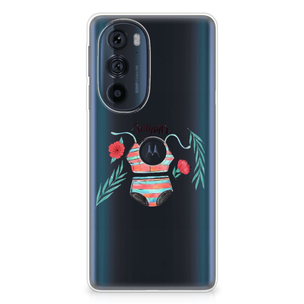 Motorola Edge 30 Pro Telefoonhoesje met Naam Boho Summer B2C Telecom