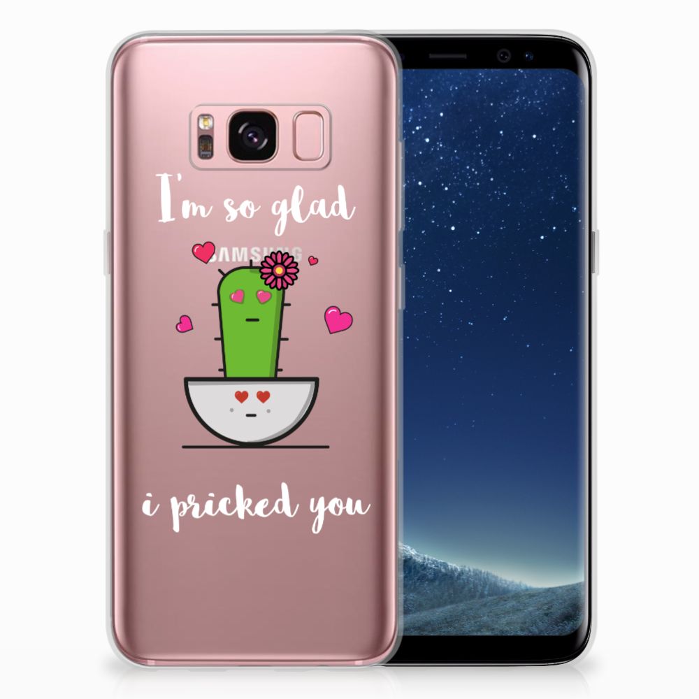 Samsung Galaxy S8 Telefoonhoesje met Naam Cactus Glad