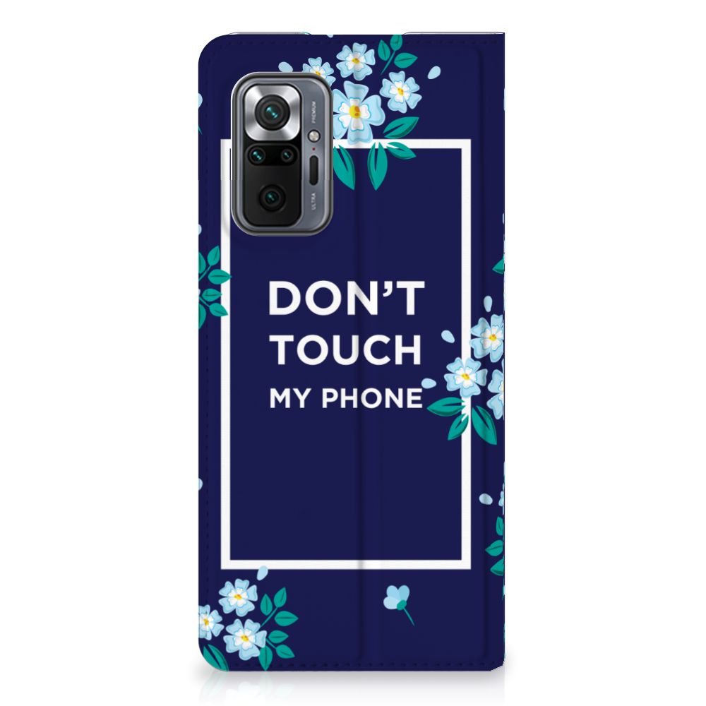 Xiaomi Redmi Note 10 Pro Design Case Flowers Blue DTMP - B2C Telecom