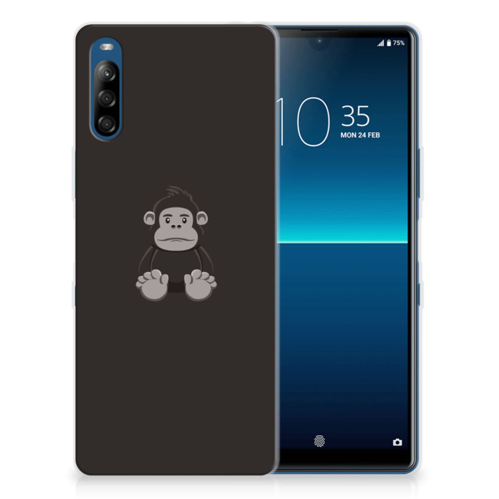 Sony Xperia L4 Telefoonhoesje met Naam Gorilla