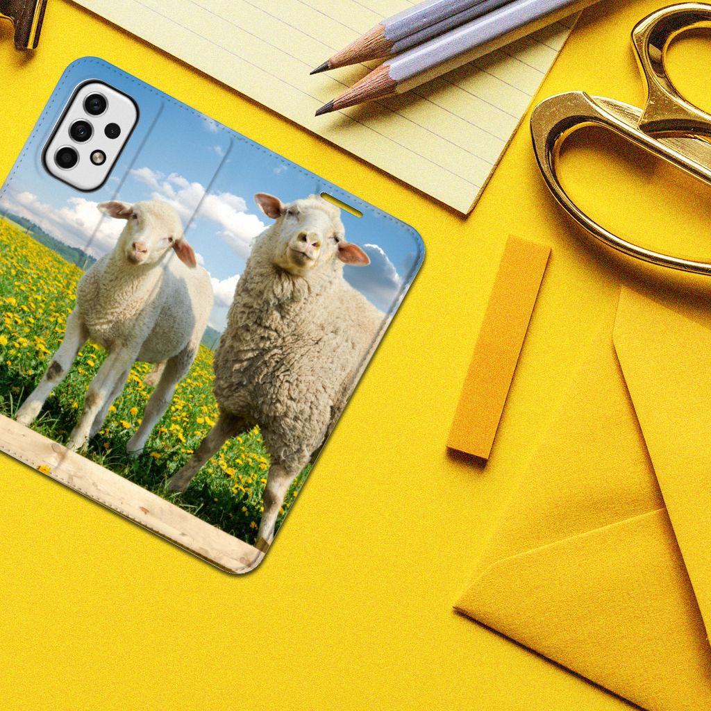 Samsung Galaxy A23 Hoesje maken Schaap en Lammetje - B2C Telecom
