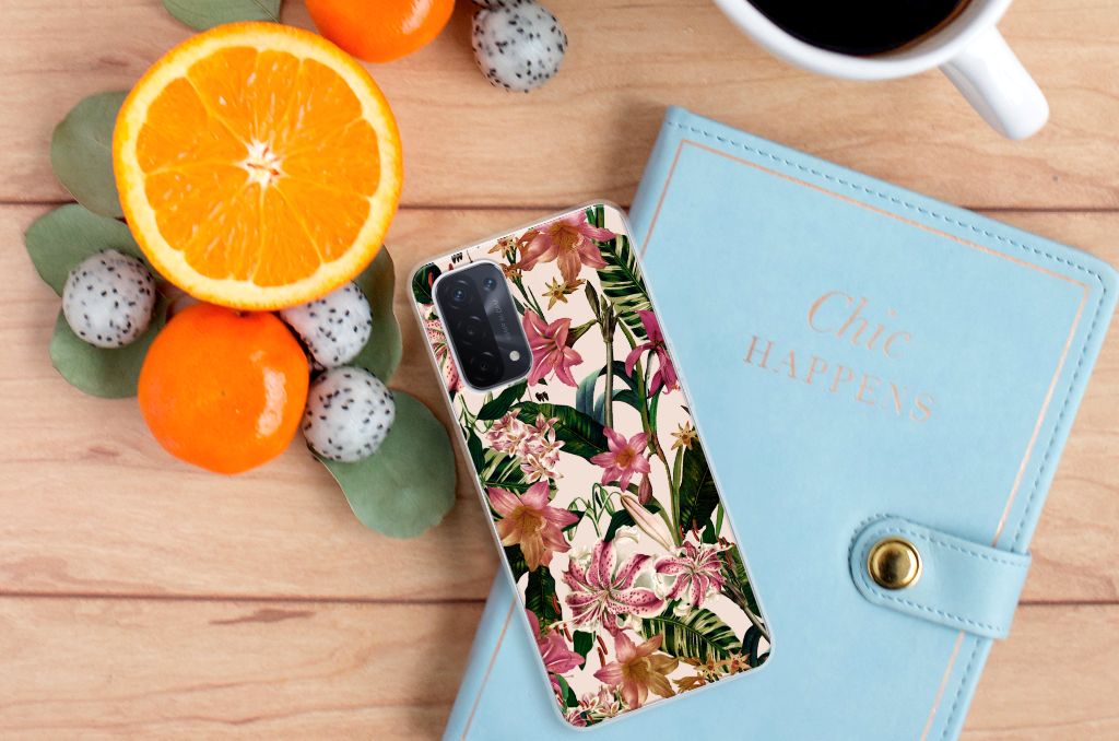 OPPO A93 5G TPU Case Flowers