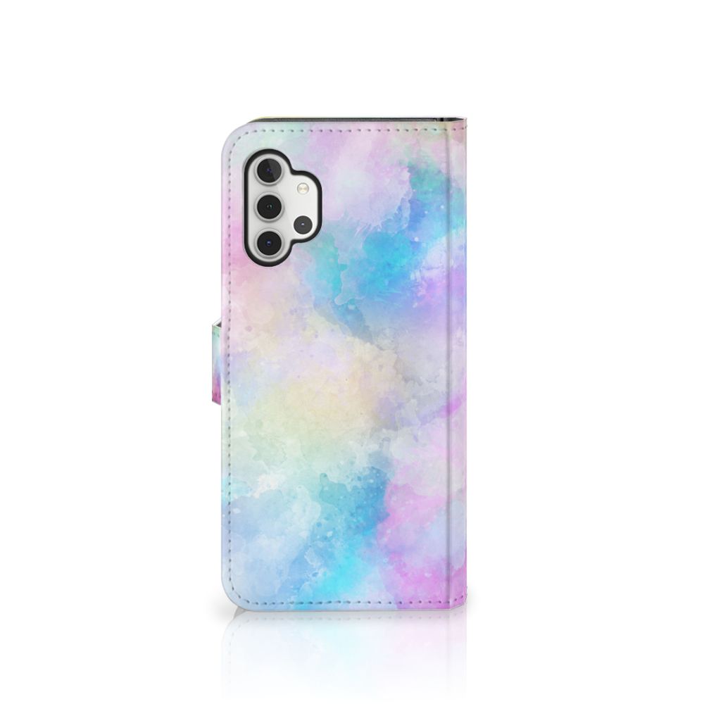 Hoesje Samsung Galaxy A32 5G Watercolor Light met pastelkleuren en unieke watercolorprint.