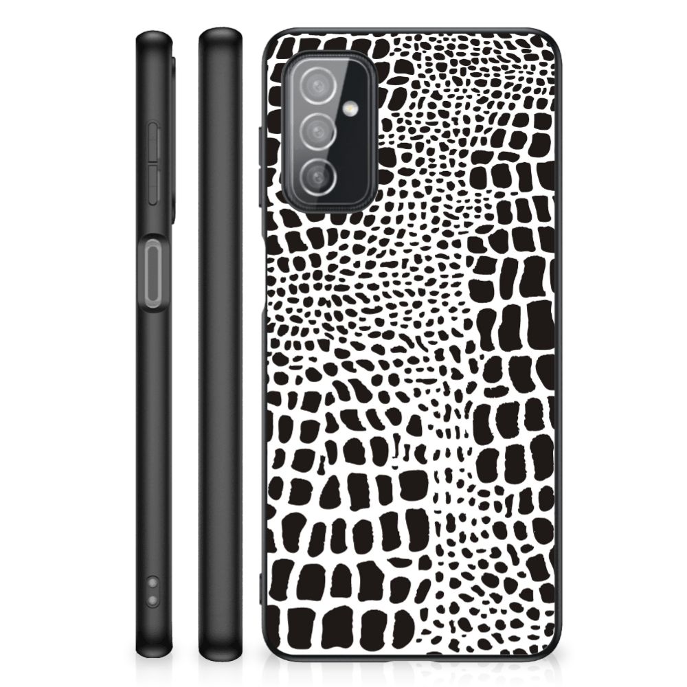 Samsung Galaxy M52 Dierenprint Telefoonhoesje Slangenprint B2C Telecom