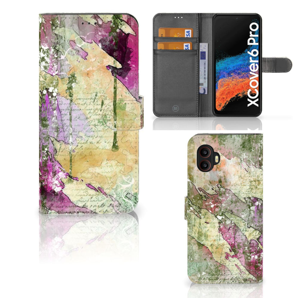 Hoesje Samsung Galaxy Xcover 6 Pro Letter Painting