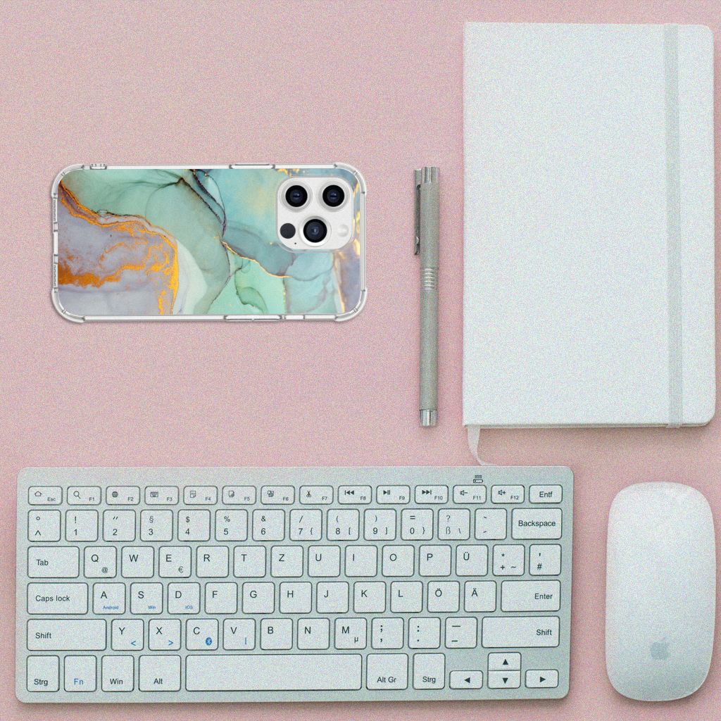 Back Cover voor iPhone 13 Pro Max Watercolor Mix - B2C Telecom