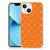 iPhone 13 mini Doorzichtige Silicone Hoesje Batik Oranje - B2C Telecom