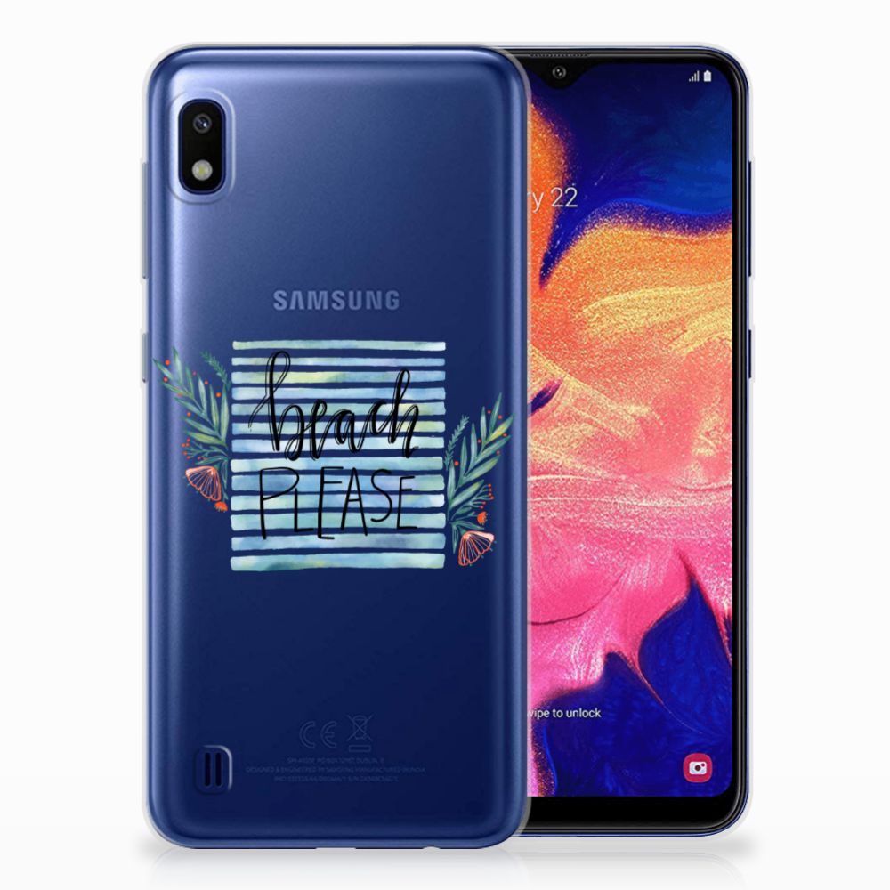 Samsung Galaxy A10 Telefoonhoesje met Naam Boho Beach