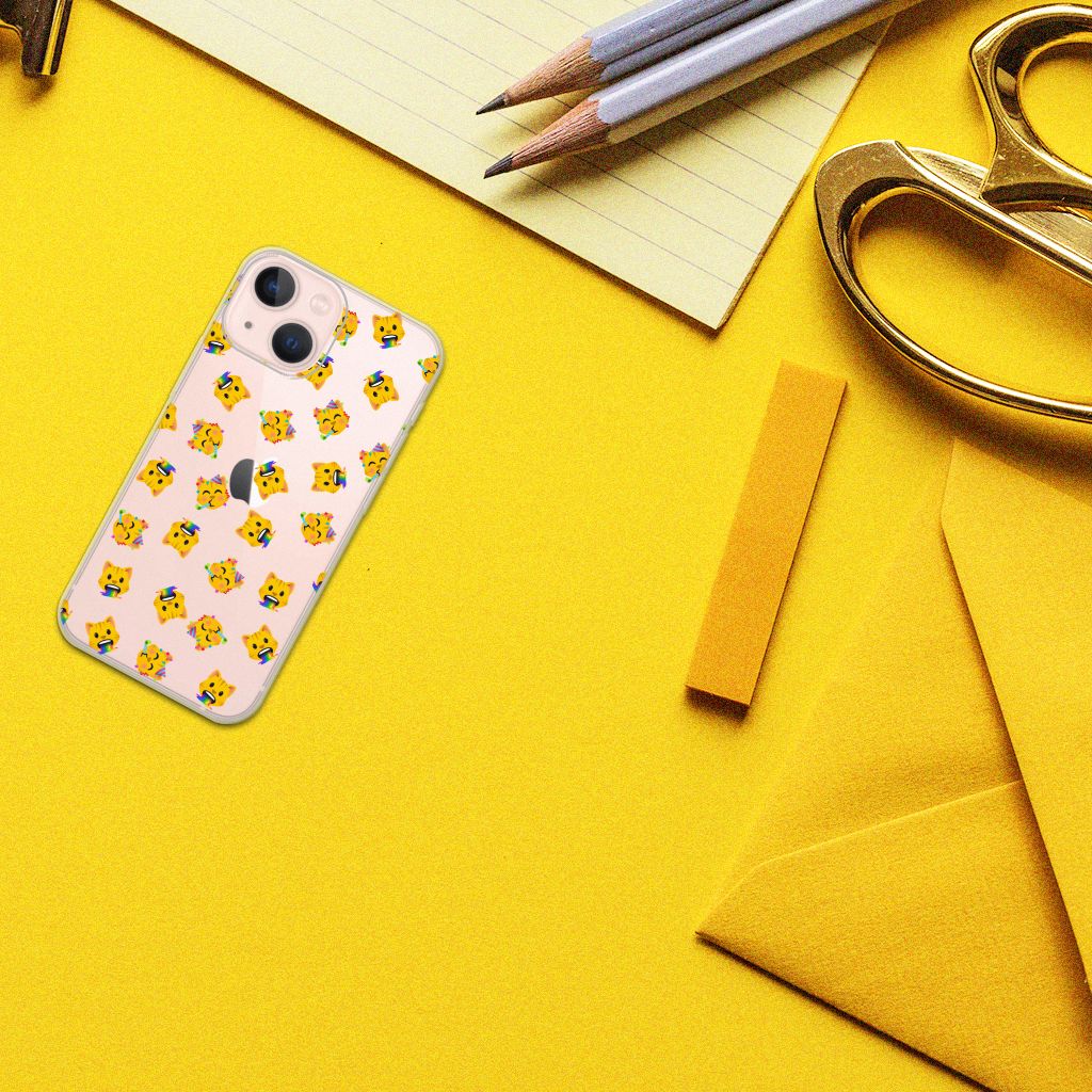 TPU bumper voor iPhone 13 mini Katten Emojis B2C Telecom