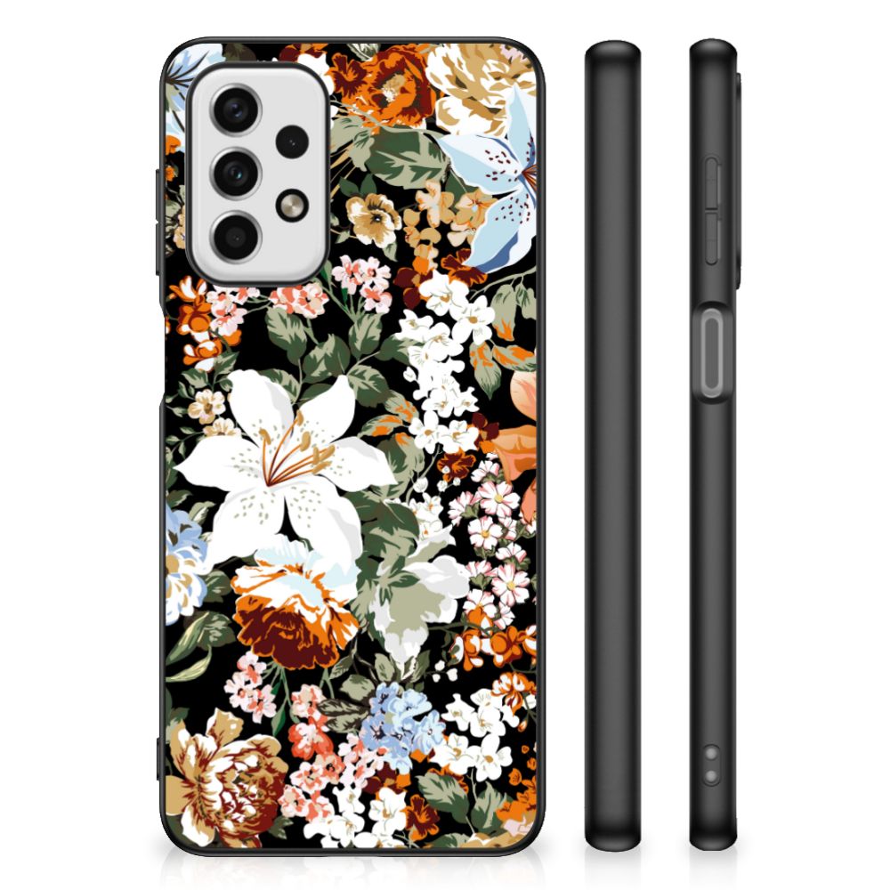 Bloemen Hoesje voor Samsung Galaxy A23 Dark Flowers B2C Telecom