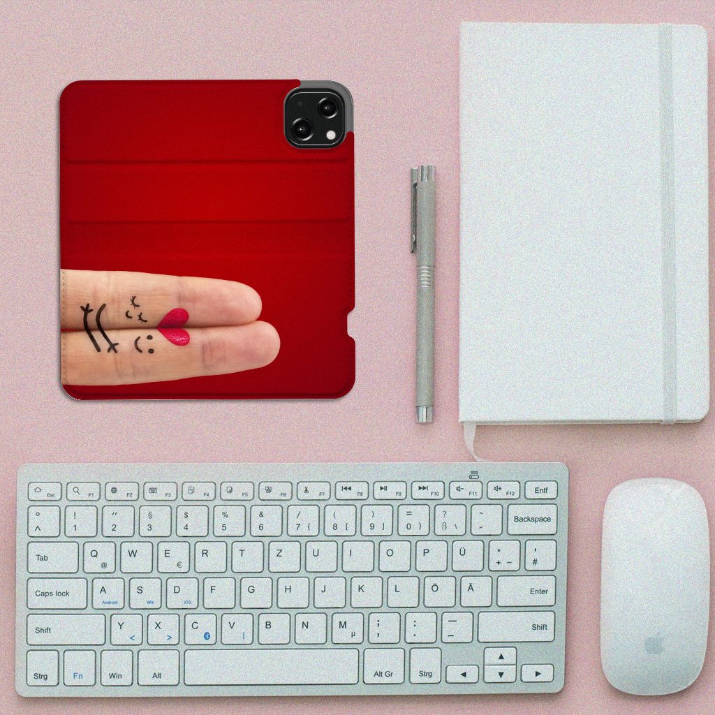 iPhone 13 Hippe Standcase Liefde - Origineel Romantisch Cadeau