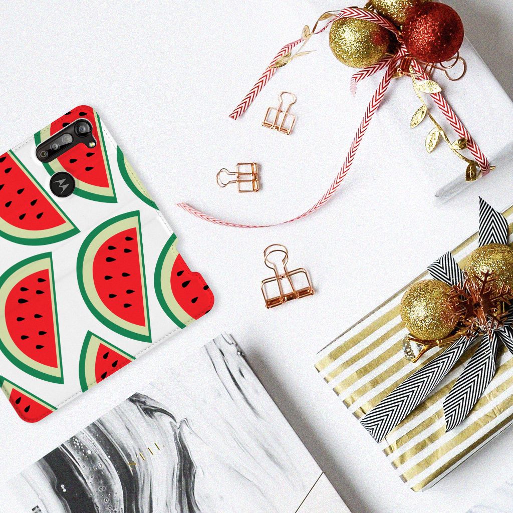 Motorola Moto G8 Power Flip Style Cover Watermelons - B2C Telecom