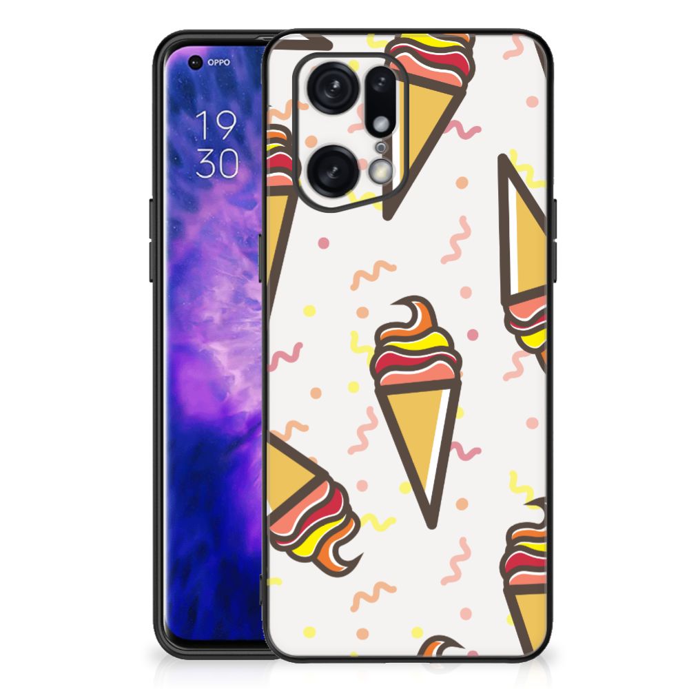 OPPO Find X5 Pro Back Cover Hoesje Icecream