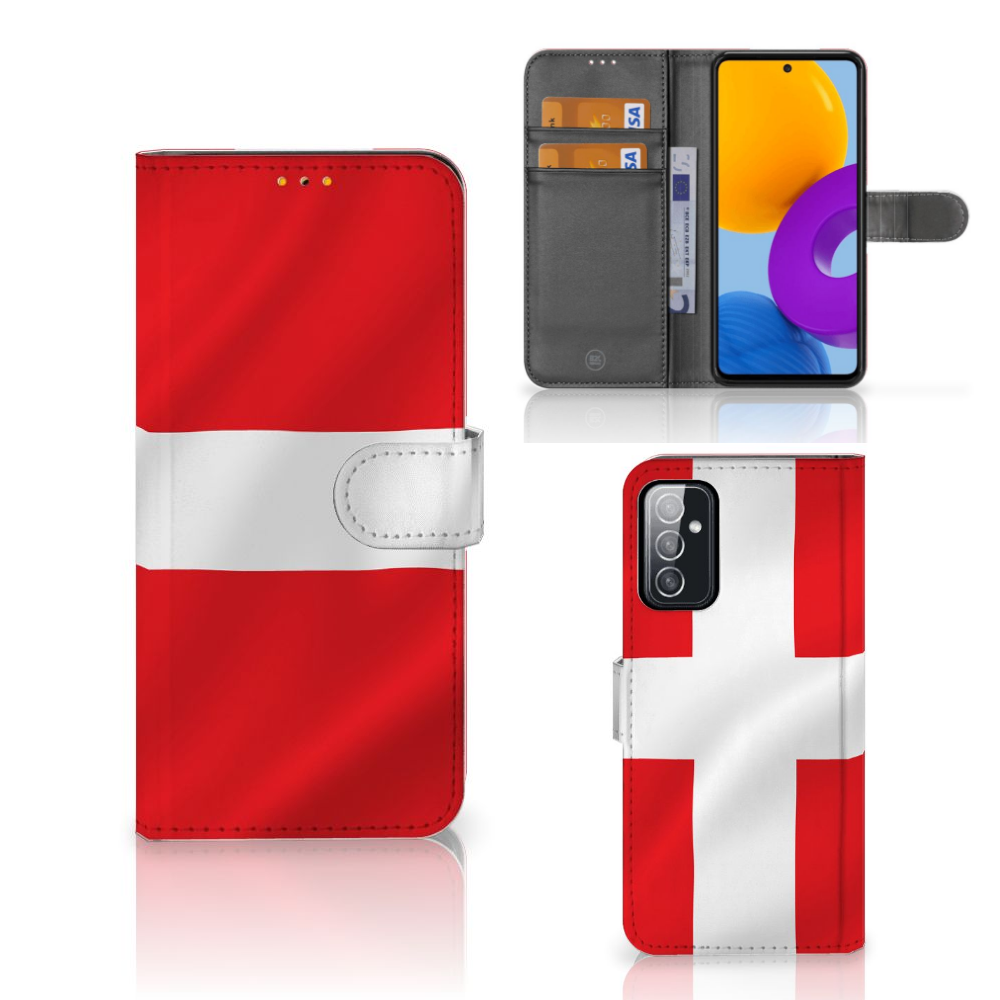 Samsung Galaxy M52 Bookstyle Case Denemarken