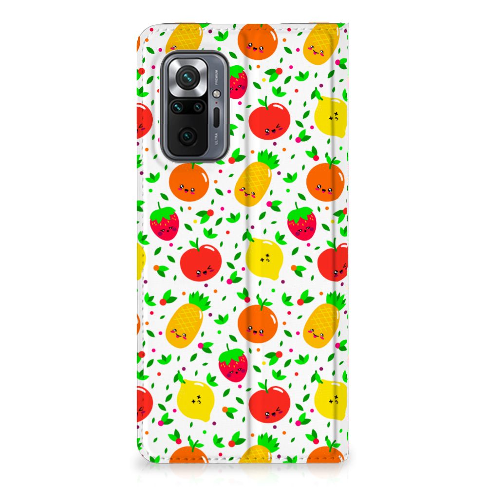 Xiaomi Redmi Note 10 Pro Flip Style Cover Fruits - B2C Telecom