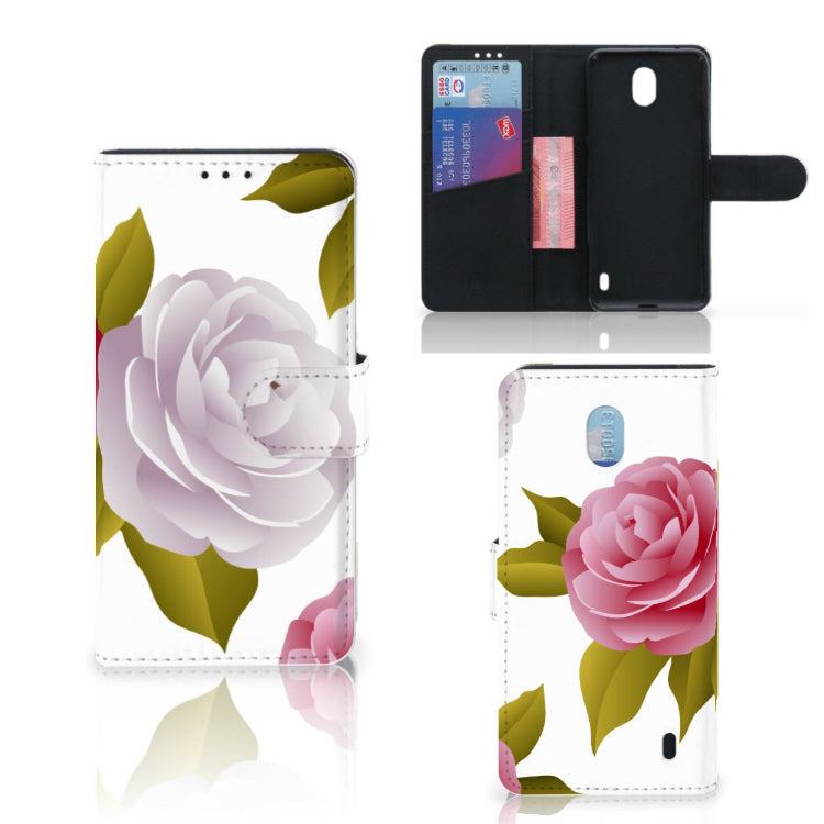 Nokia 1 Plus Hoesje Roses