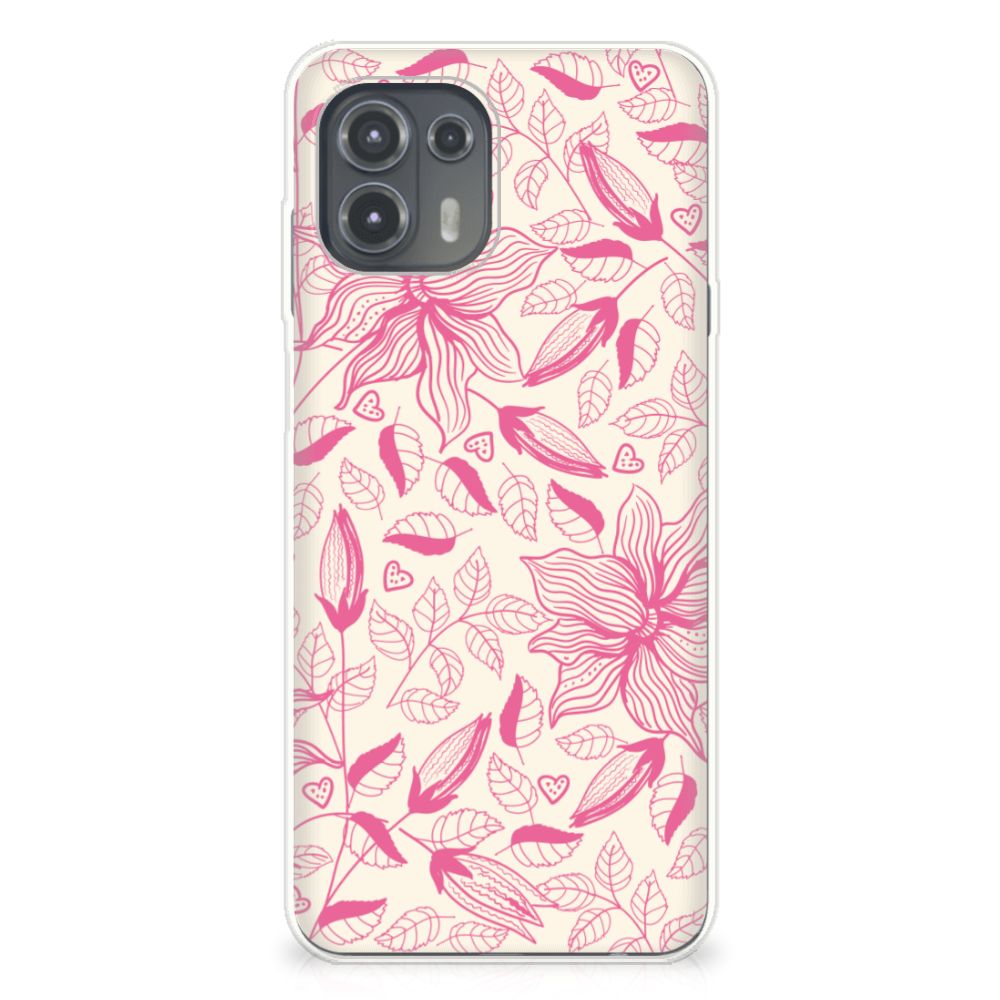 Motorola Edge 20 Lite TPU Case Pink Flowers B2C Telecom