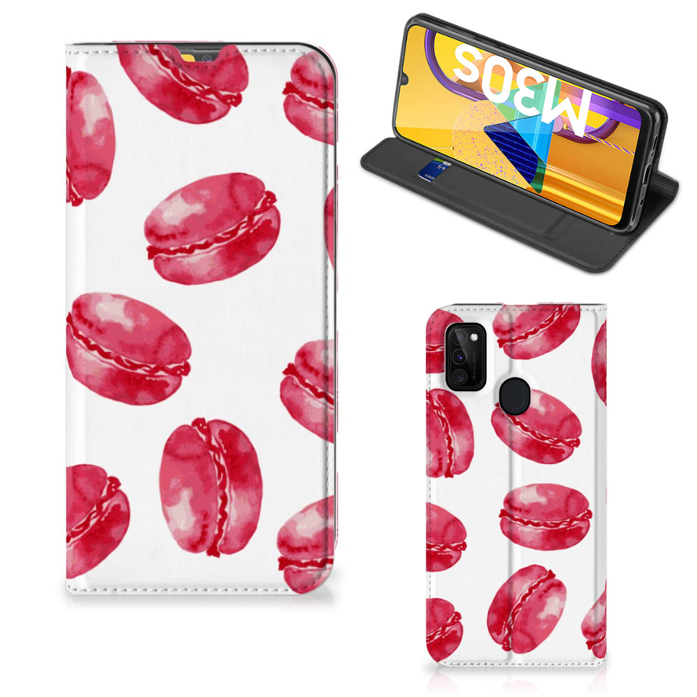 Samsung Galaxy M30s | M21 Flip Style Cover Pink Macarons - B2C Telecom