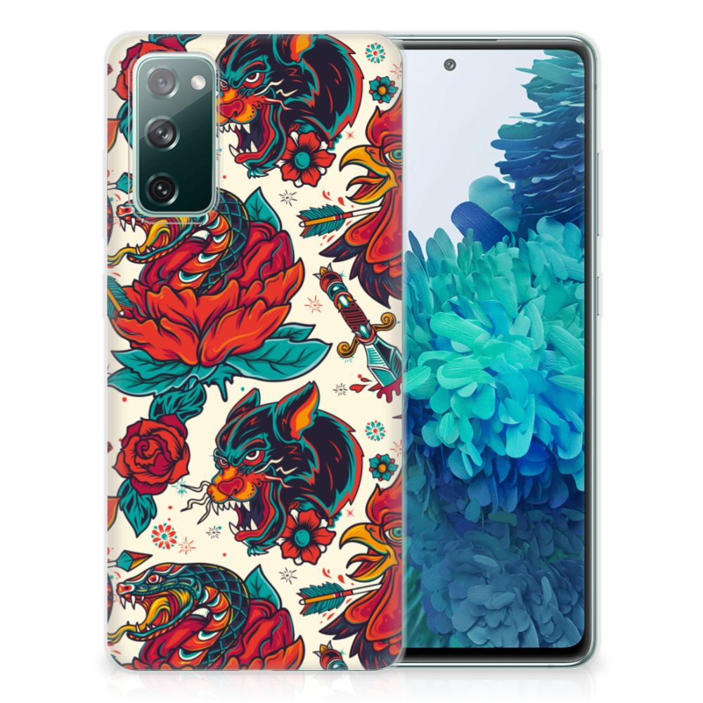 Siliconen Hoesje met foto voor Samsung Galaxy S20 FE Old Skool B2C Telecom