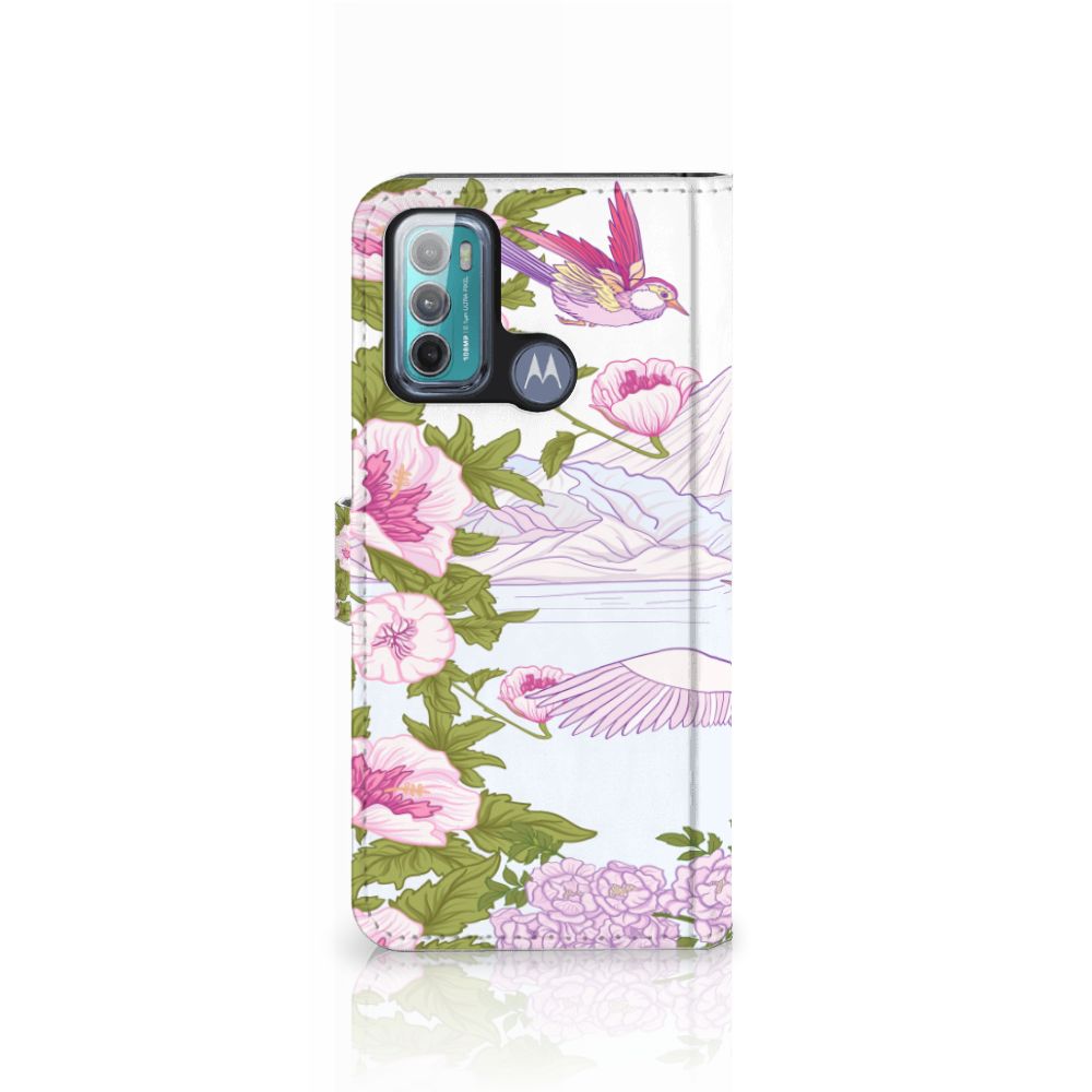 Motorola Moto G60 Telefoonhoesje met Pasjes Bird Standing