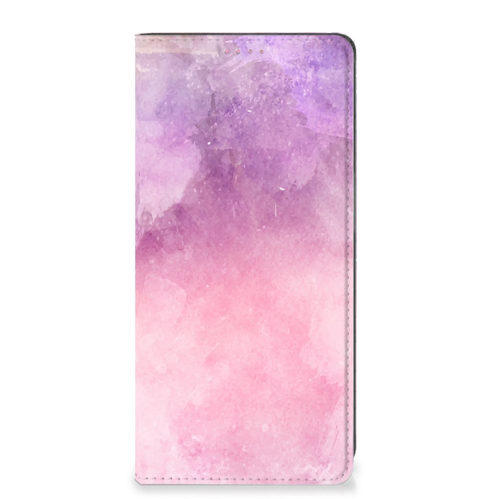 Bookcase OPPO A54 5G | A74 5G | A93 5G Pink Purple Paint