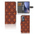 Xiaomi 12 | 12X Telefoon Hoesje Batik Brown