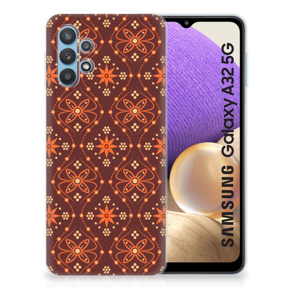 Samsung Galaxy A32 5G TPU bumper Batik Brown B2C Telecom
