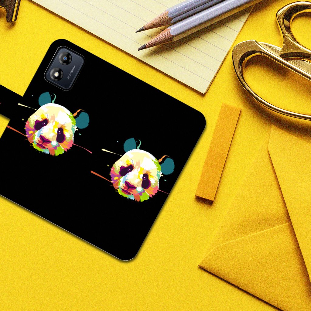 Motorola Moto E13 4G Leuk Hoesje Panda Color