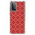 Samsung Galaxy A52 4G/5G Doorzichtige Silicone Hoesje Batik Rood