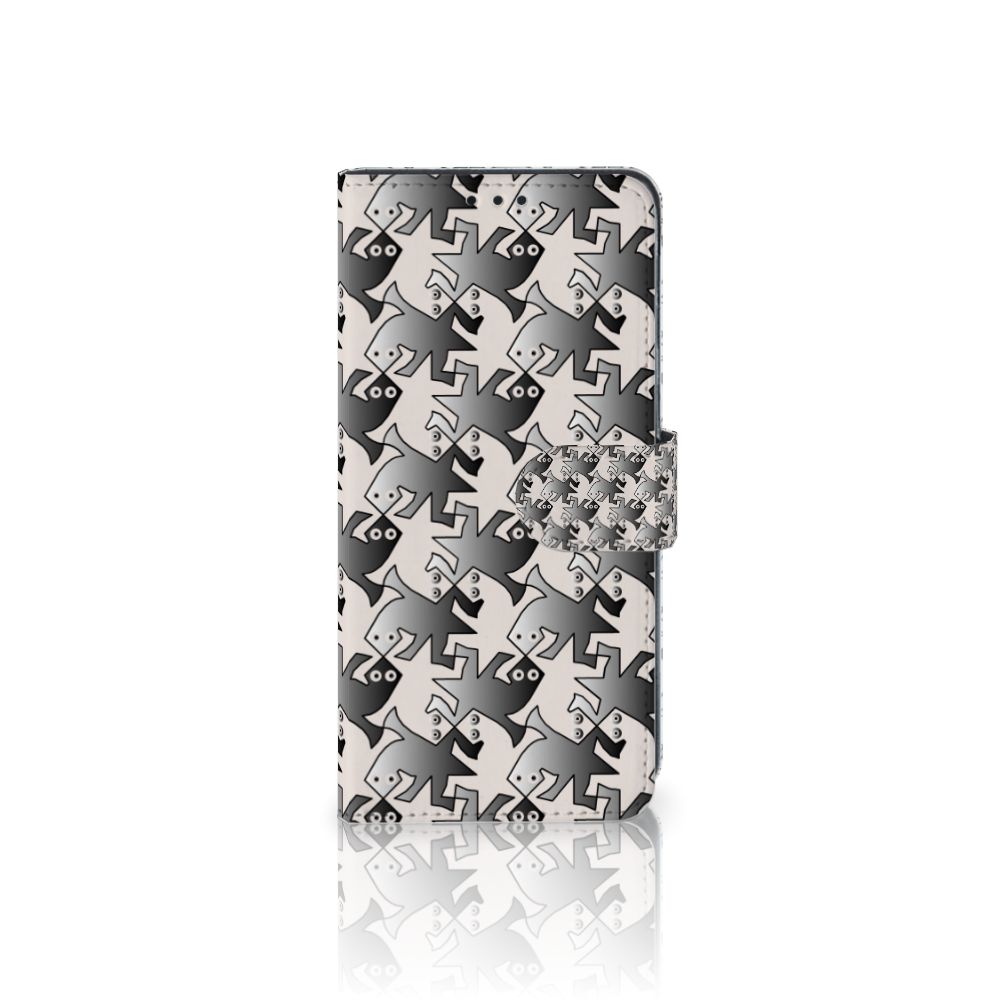 Samsung Galaxy M31 Telefoonhoesje met Pasjes Salamander Grey
