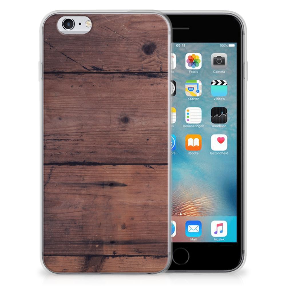 Apple iPhone 6 | 6s Bumper Hoesje Old Wood