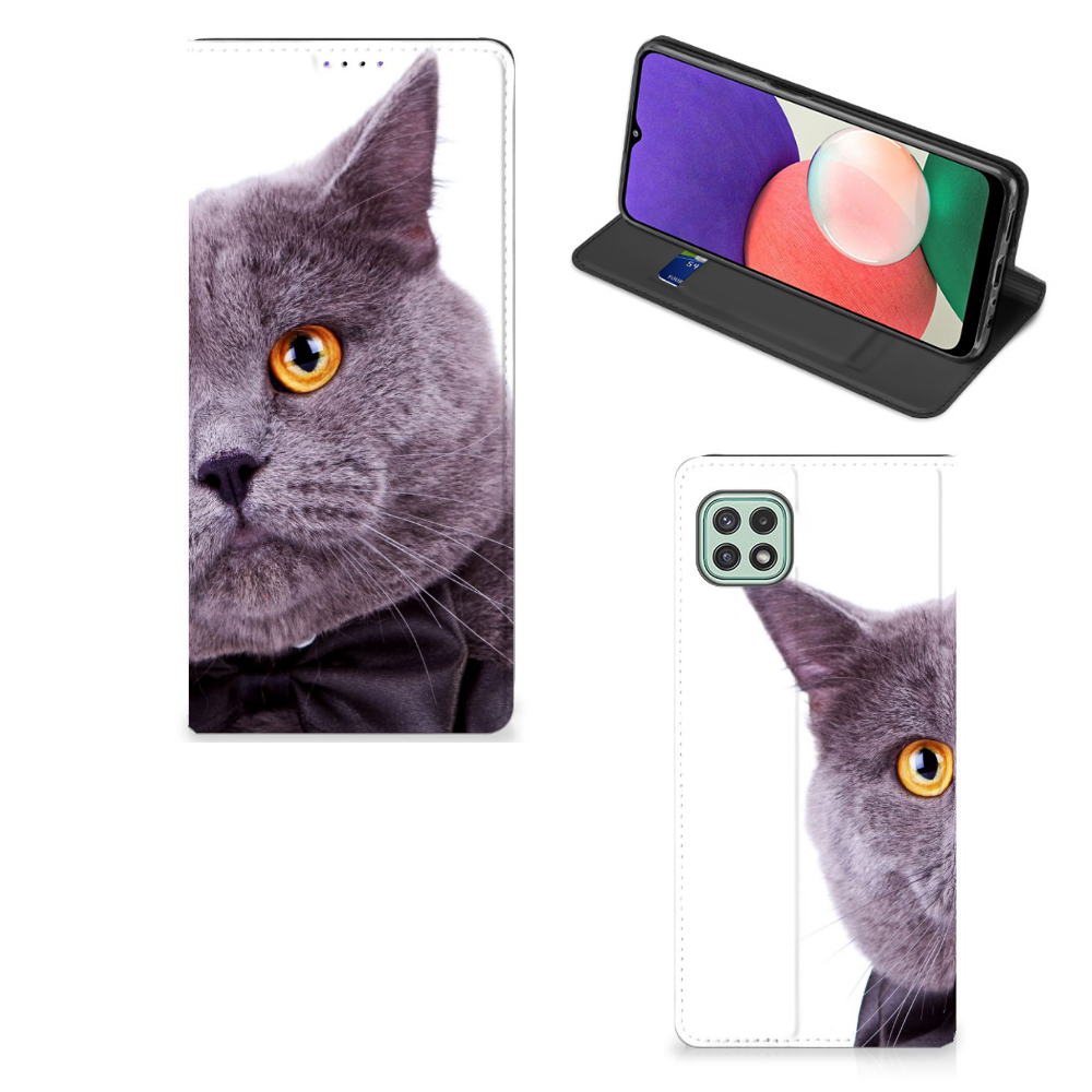 Samsung Galaxy A22 5G Hoesje maken Kat - B2C Telecom