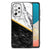 Samsung Galaxy A73 Marmeren Print Telefoonhoesje Marmer Wit Zwart - Origineel Cadeau Man B2C Telecom