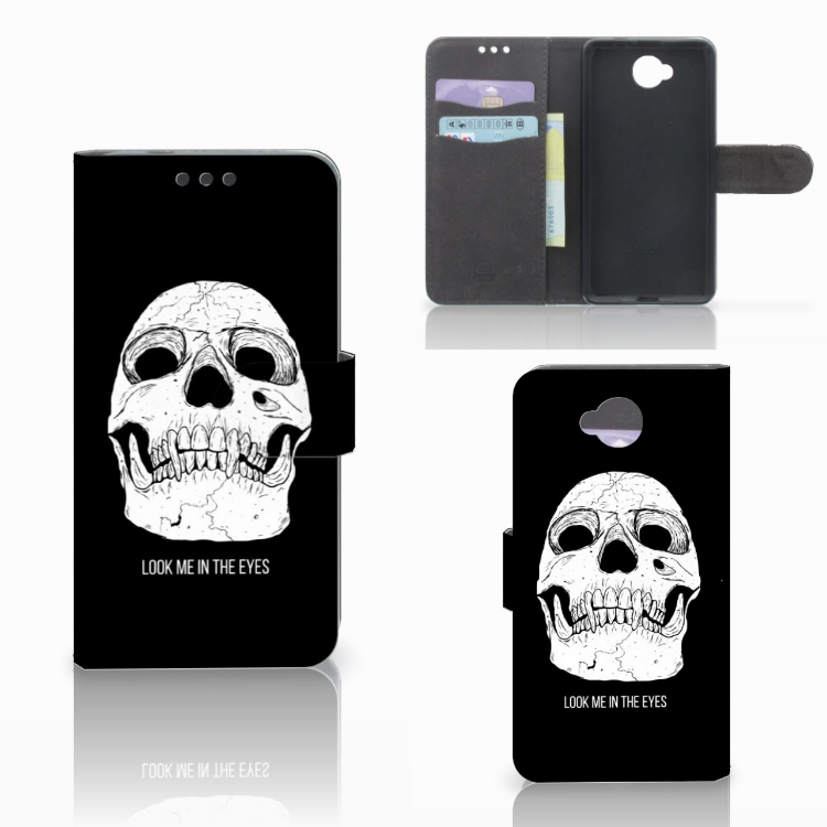 Telefoonhoesje met Naam Microsoft Lumia 650 Skull Eyes