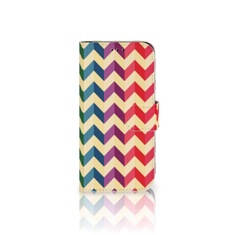 Apple iPhone X | Xs Telefoon Hoesje Zigzag Multi Color