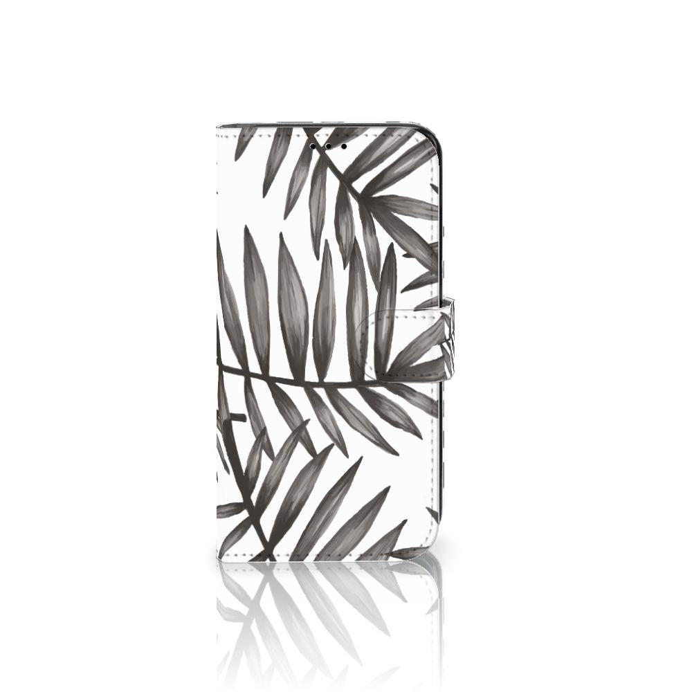Samsung Galaxy S7 Edge Hoesje Leaves Grey