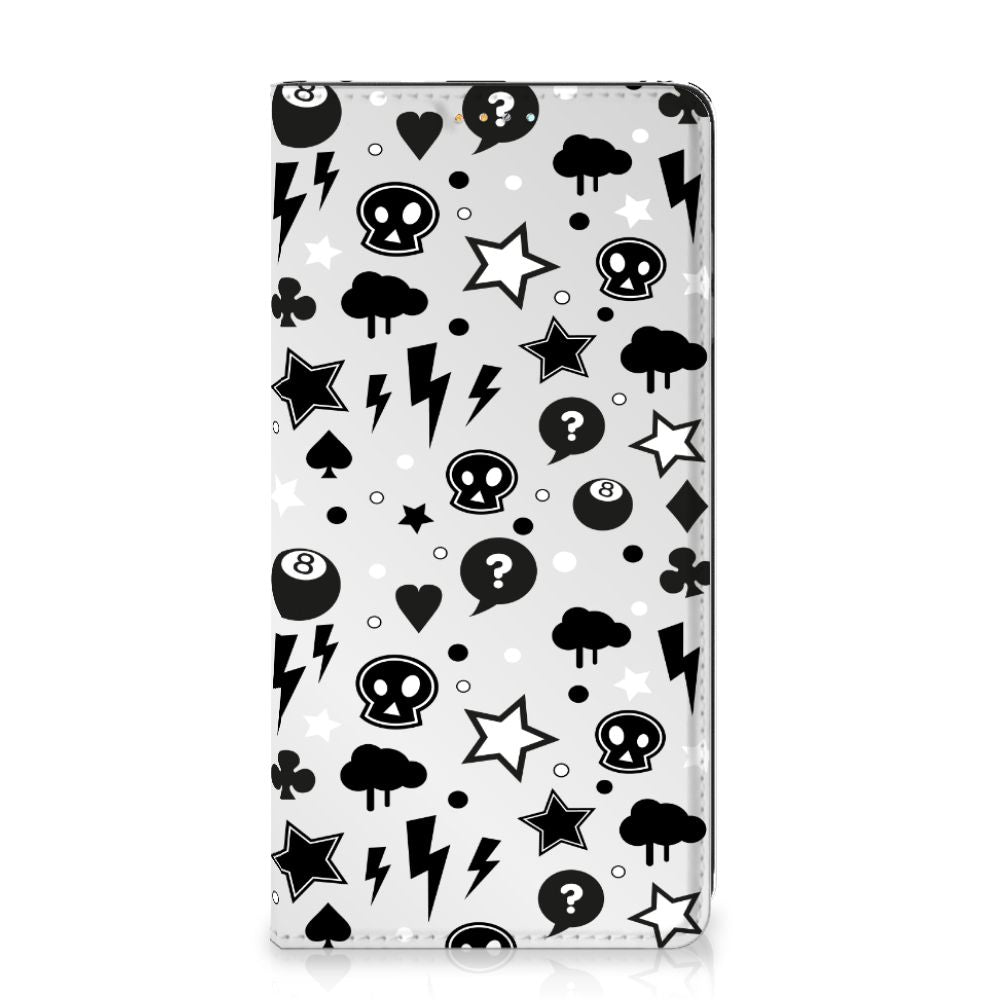 Mobiel BookCase Samsung Galaxy A32 4G | A32 5G Enterprise Editie Silver Punk - B2C Telecom