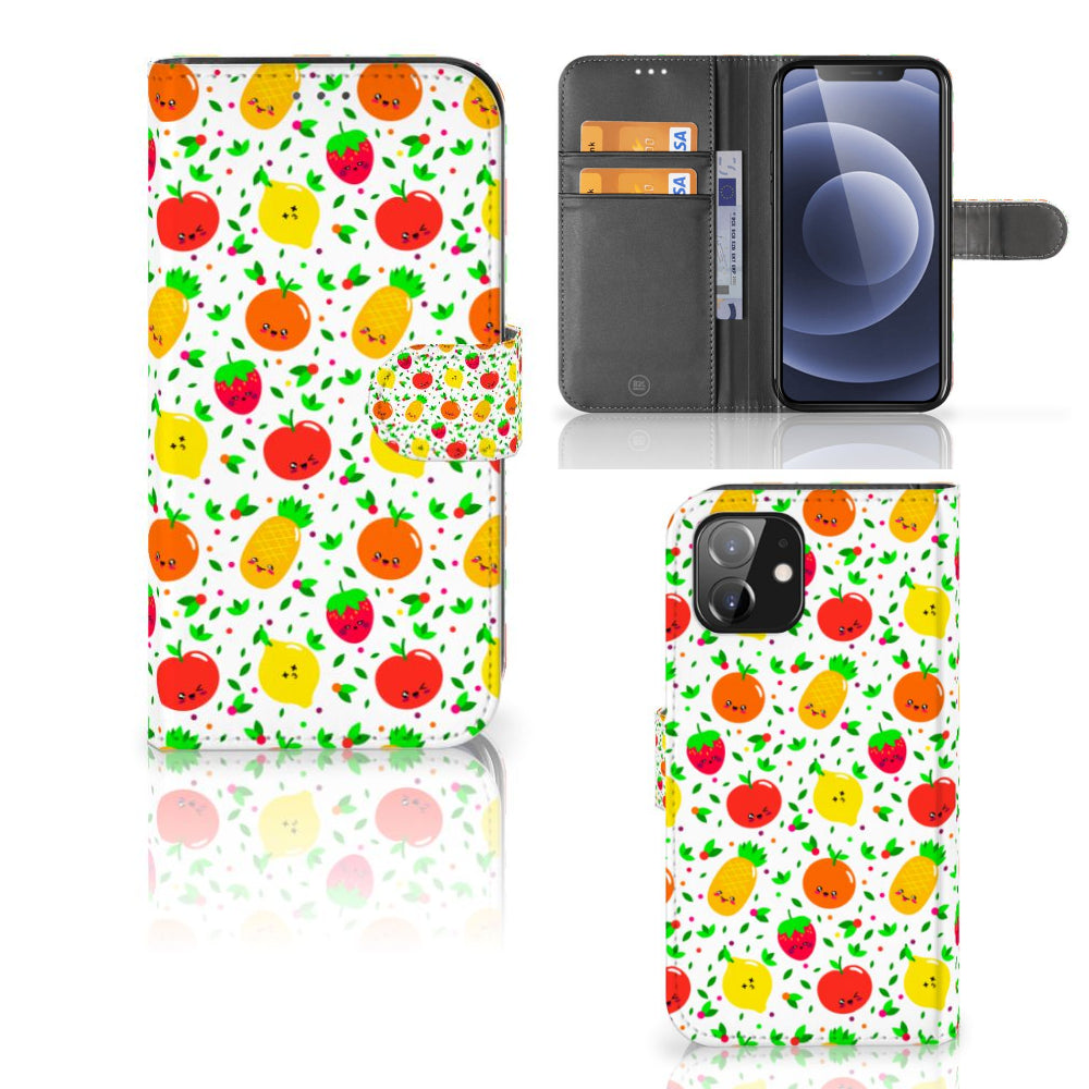 iPhone 12 | 12 Pro (6.1") Book Cover Fruits