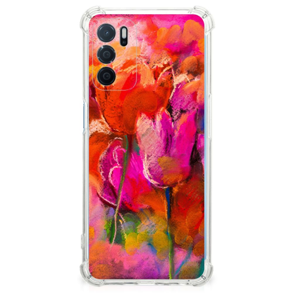 Back Cover OPPO A16 | A16s | A54s Tulips