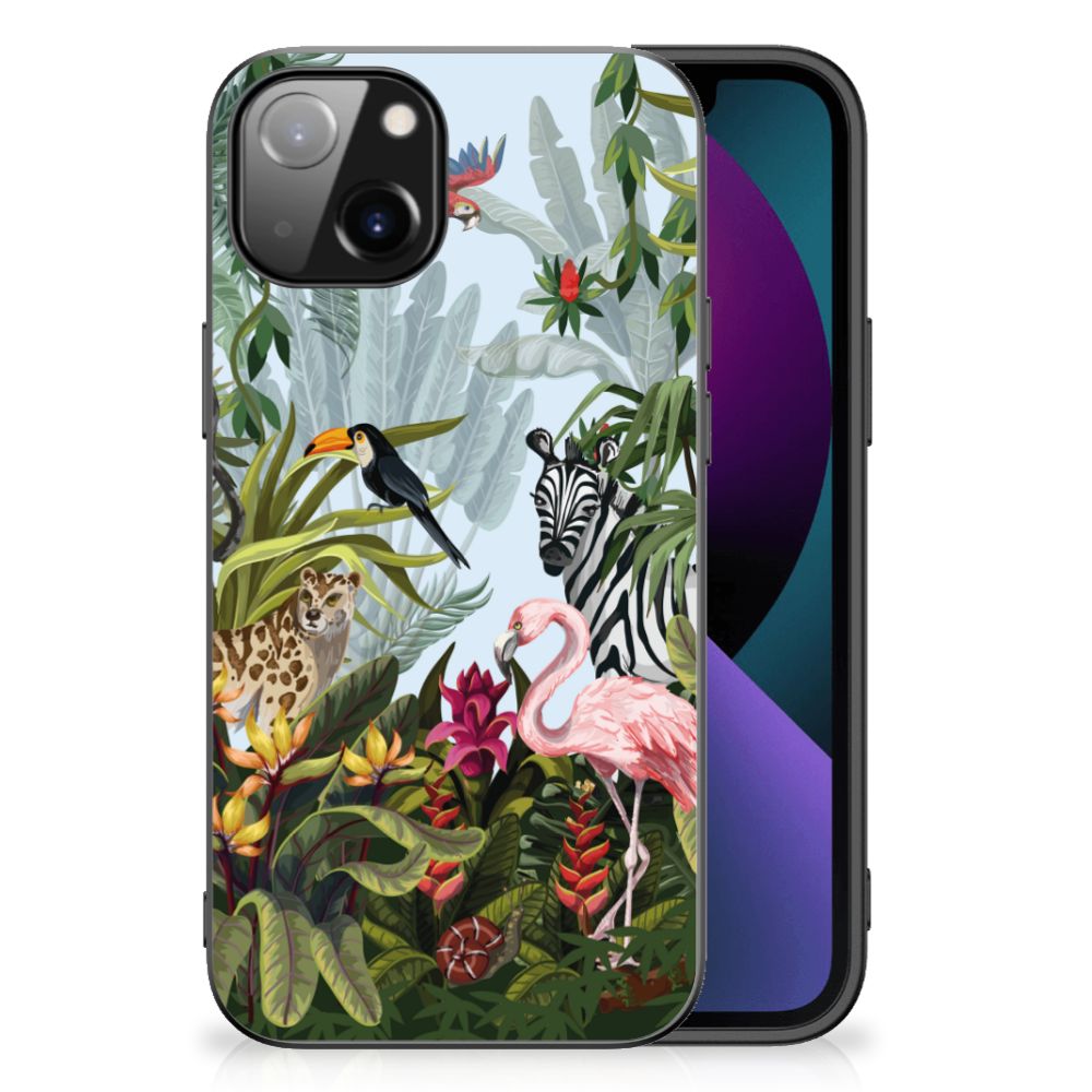 Dierenprint Telefoonhoesje voor Apple iPhone 13 Jungle B2C Telecom
