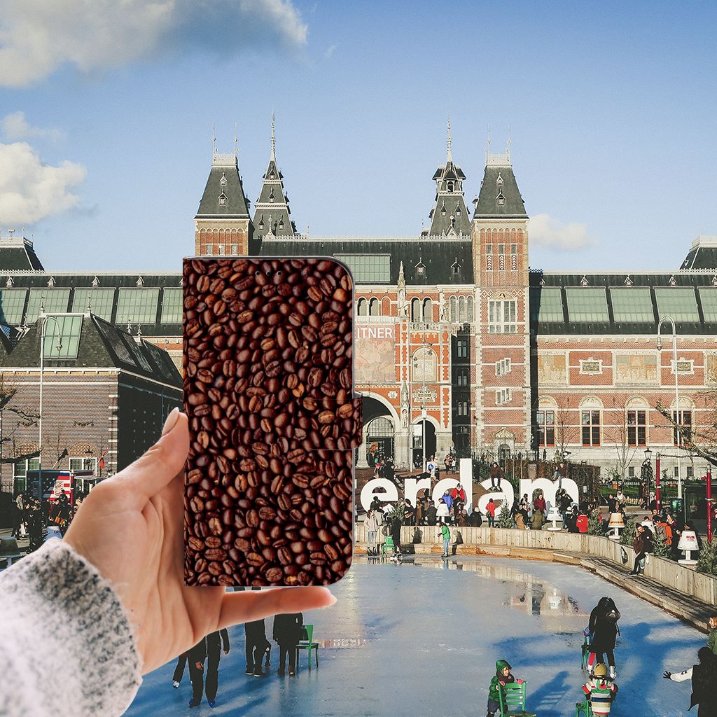 iPhone 13 Pro Max Book Cover Koffiebonen