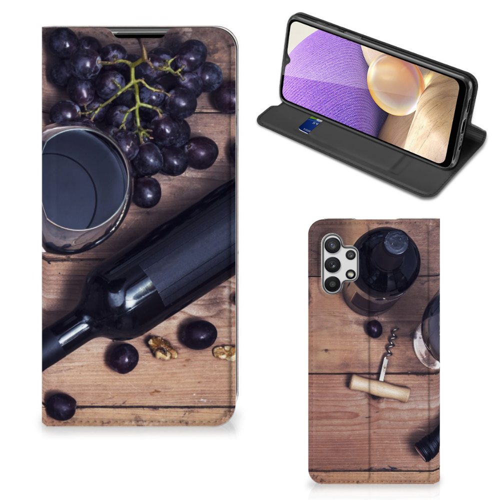 Samsung Galaxy A32 5G Flip Style Cover Wijn - B2C Telecom