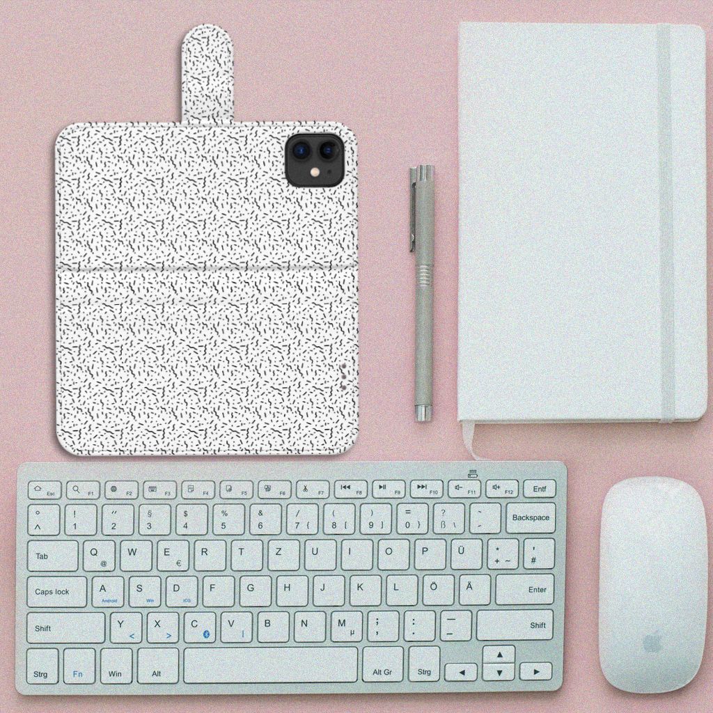 Apple iPhone 11 Telefoon Hoesje Stripes Dots
