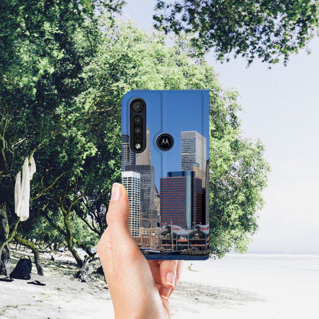 Motorola G8 Plus Book Cover Vrijheidsbeeld - B2C Telecom