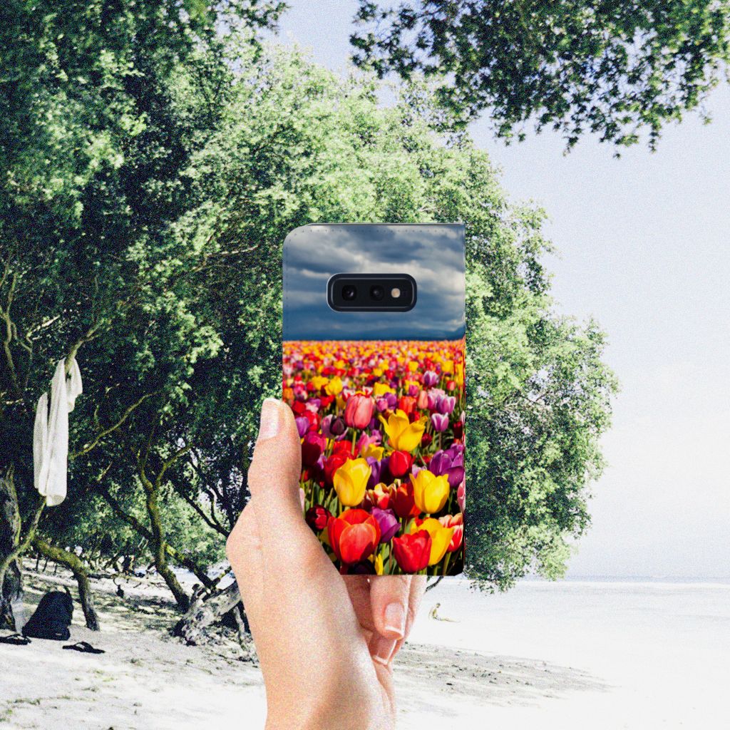 Samsung Galaxy S10e Smart Cover Tulpen