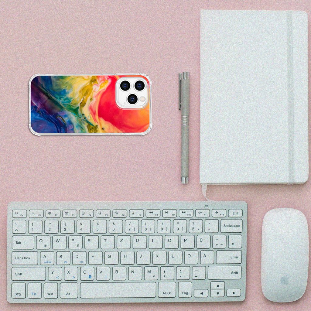 Back Cover iPhone 14 Pro Watercolor Dark B2C Telecom