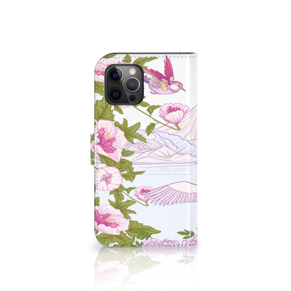 Apple iPhone 12 Pro Max Telefoonhoesje met Pasjes Bird Standing